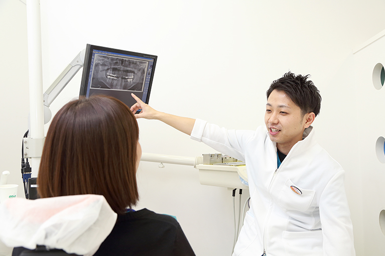 4 痛くないから怖くないと「ほっ」としてもらえる治療を行います。